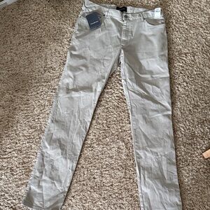 Ermenegildo Zegna Light Khaki Md brw sld brand new with tags 5 pocket stretch